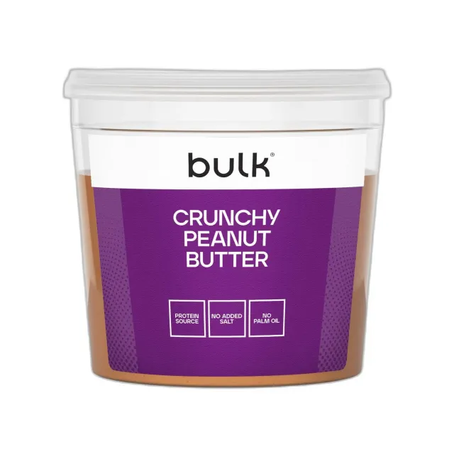 BULK Beurre de Cacahuète croustillant 1 kg 100 % cacahuètes