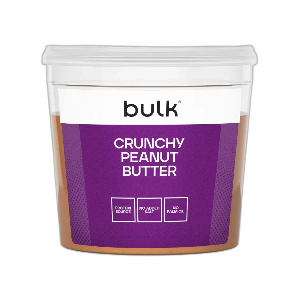 BULK Beurre de Cacahuète croustillant 1 kg 100 % cacahuètes