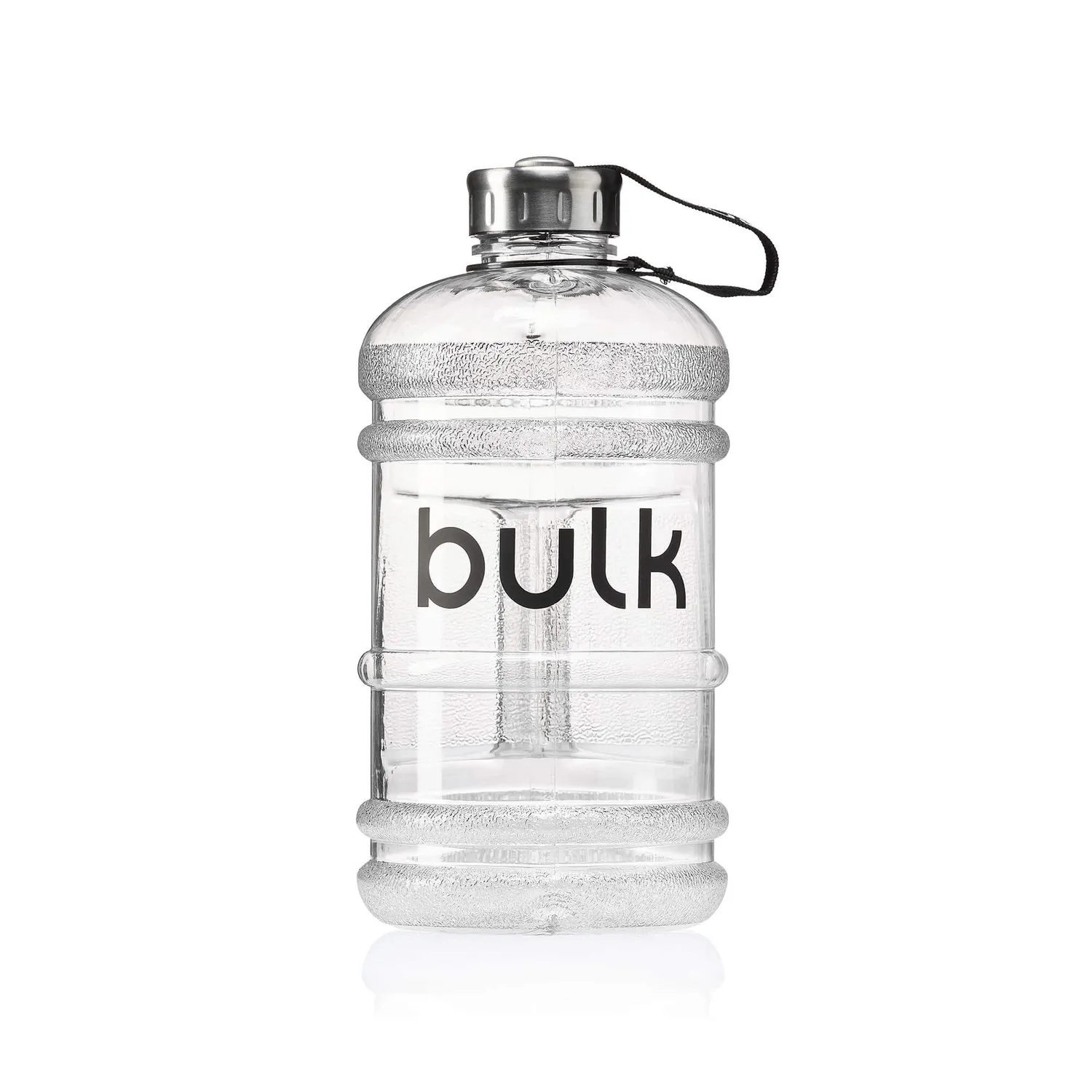 BULK Gourde d’eau 2,2 litres noir métallisé sans BPA