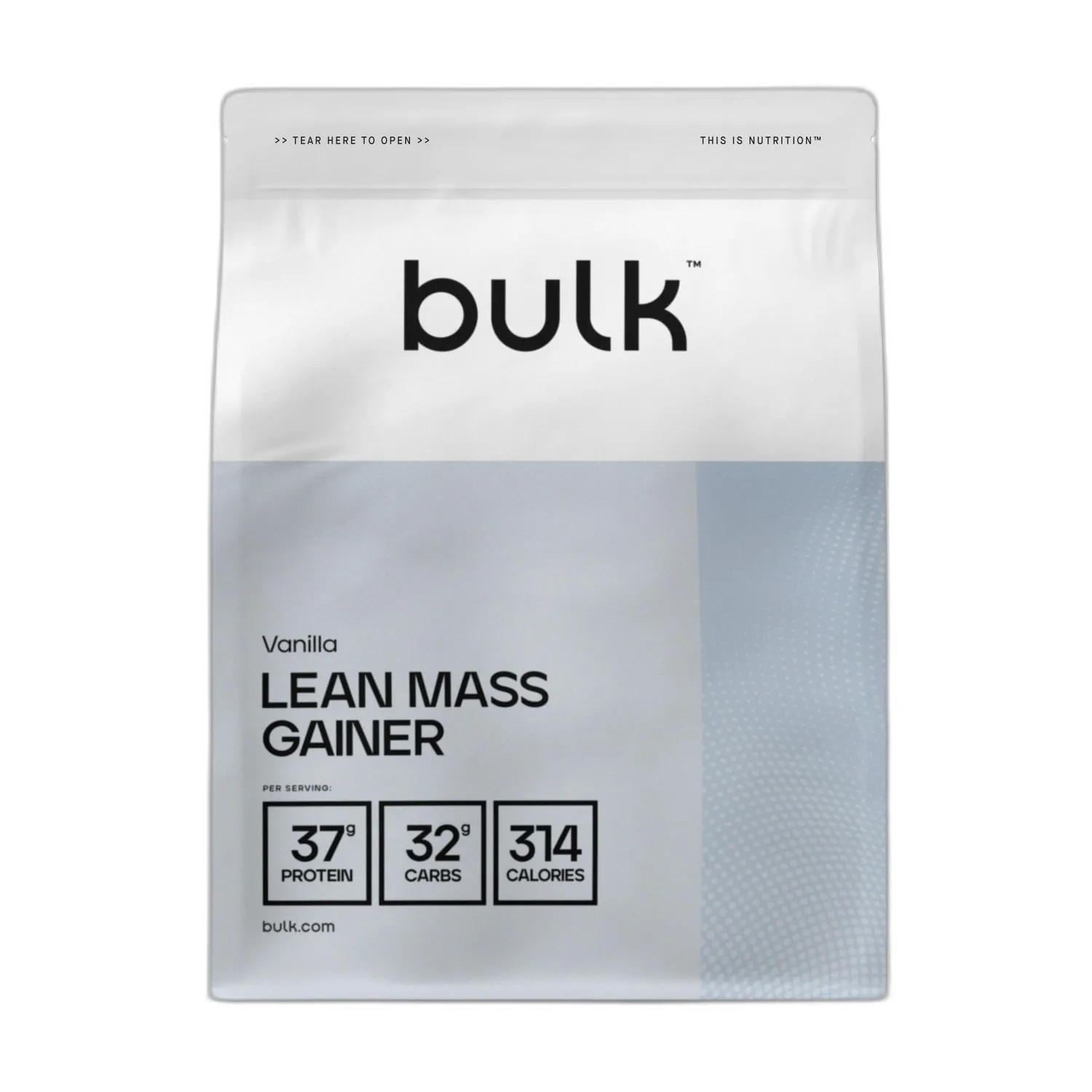 BULK Complete Mass Gainer poudre 2,5 kg lait aux céréales à la cannelle