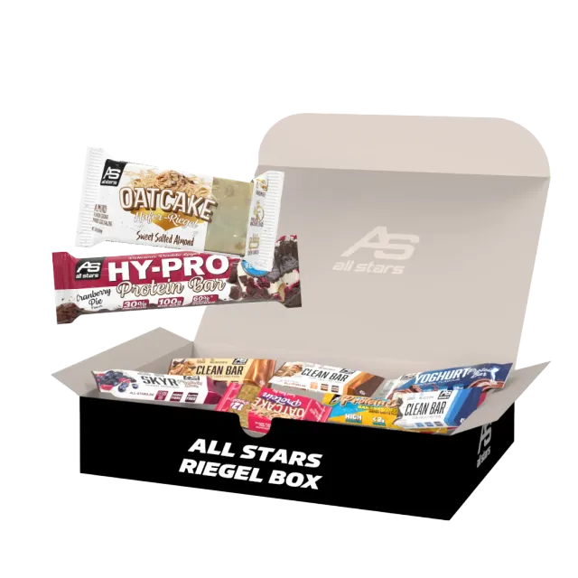 AllStars Riegel-BOX assortiment de barres protéinées 19 pièces saveurs variées