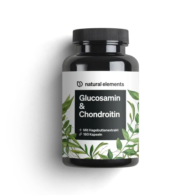 Natural Elements Glucosamin & Chondroitin gélules 180 – vitamine C
