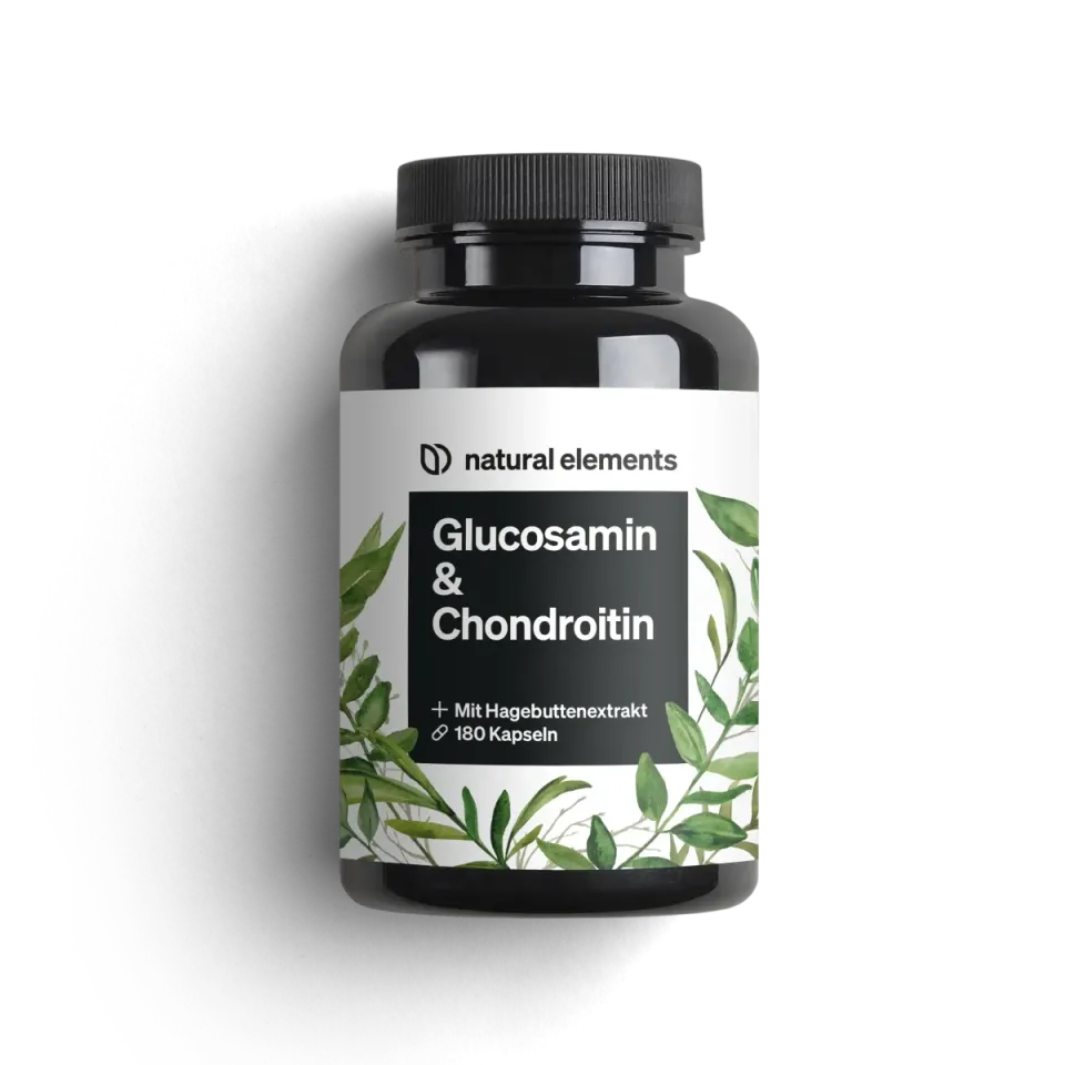 Natural Elements Glucosamin & Chondroitin gélules 180 – vitamine C