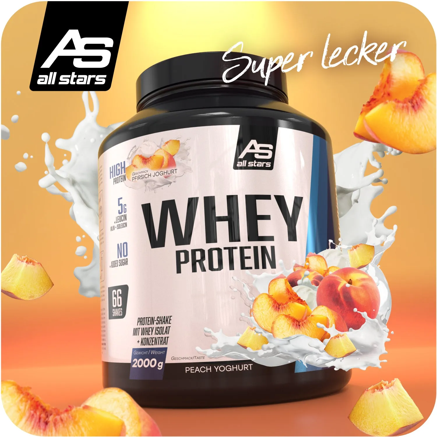 AllStars Whey Protein poudre 2 000 g Cookies & Cream