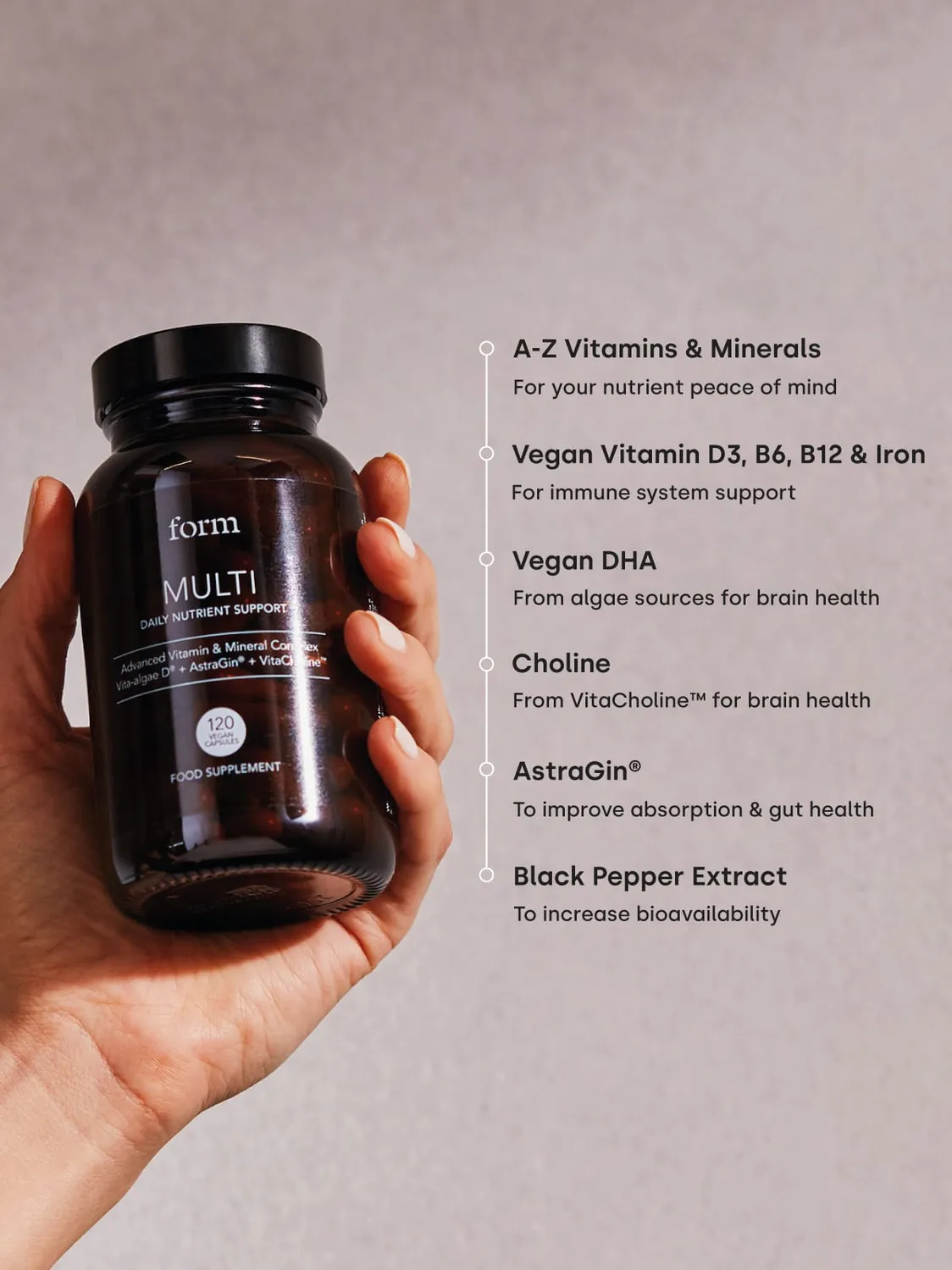 FORM NUTRITION Multi multivitamines vegan