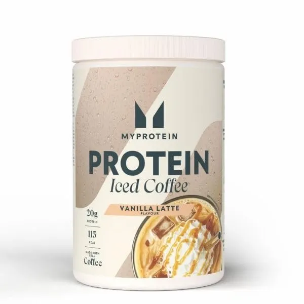 Myprotein Café Glacé Protéiné poudre Vanille Iced Latte 20 doses caféiné