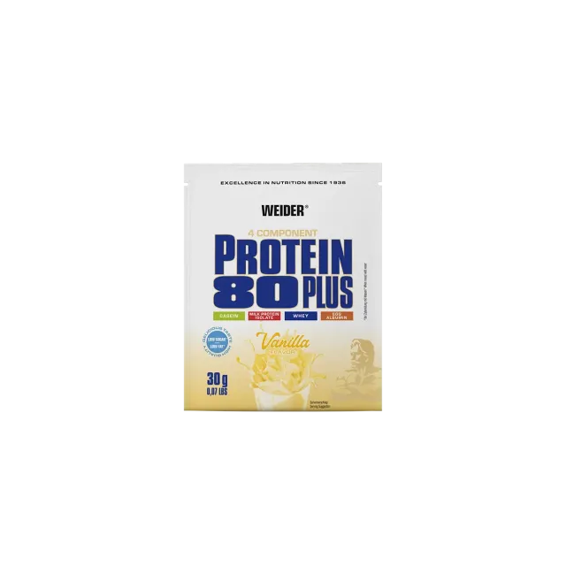 Weider Protein 80 Plus Probierbeutel poudre protéinée 30 g vanille