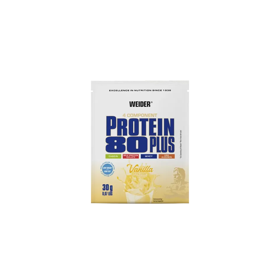 Weider Protein 80 Plus Probierbeutel poudre protéinée 30 g vanille