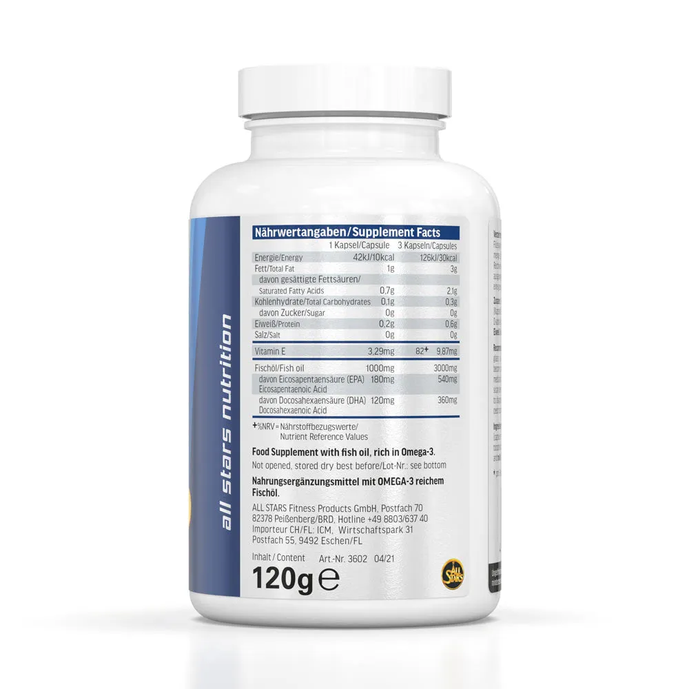 AllStars Omega-3 Fish Oil capsules 90 unités EPA DHA