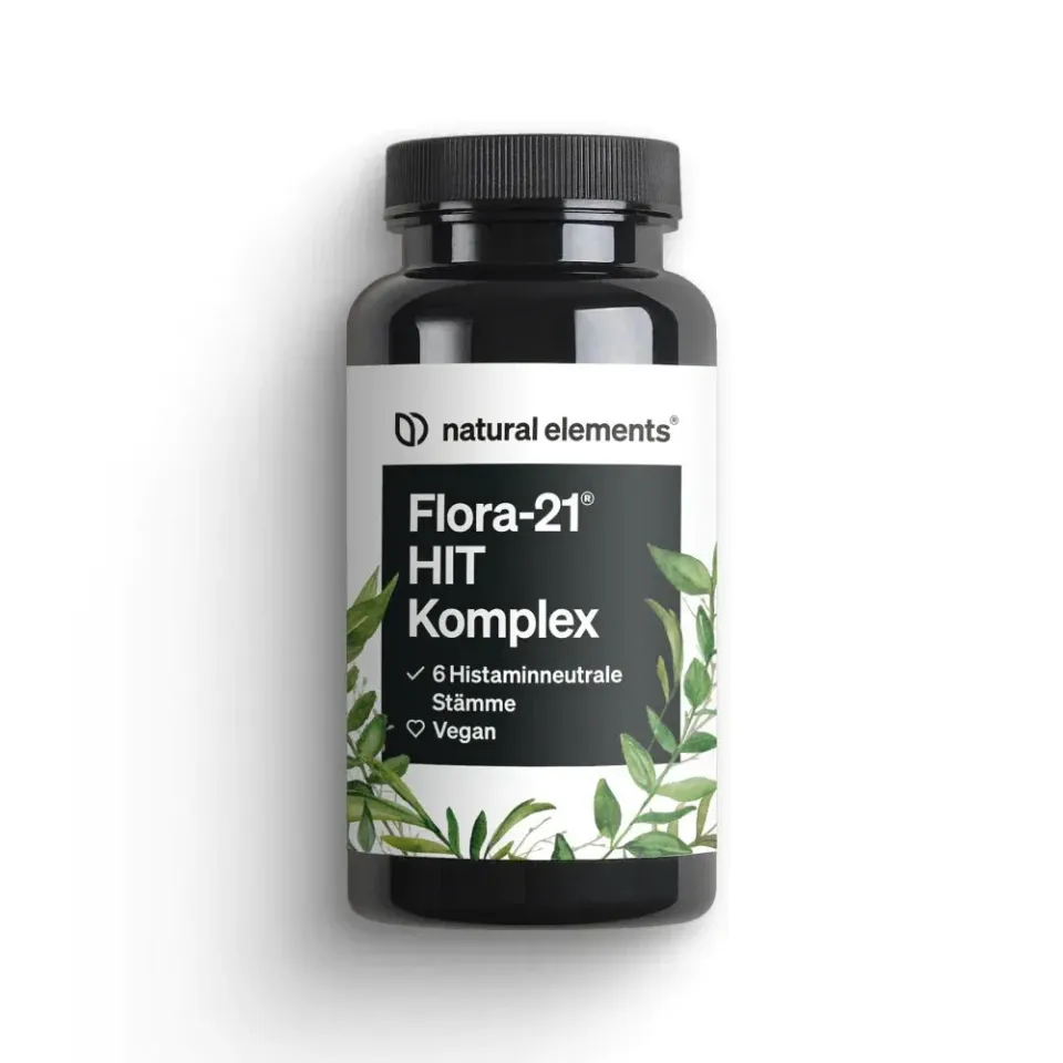 Natural Elements Flora-21® HIT Komplex probiotiques 60 gélules, 6 souches