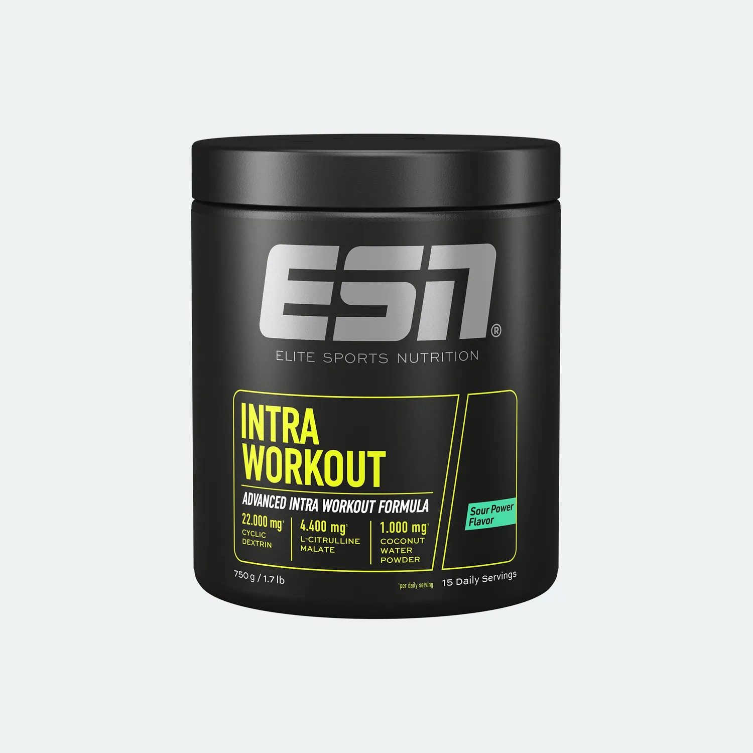 ESN Intra Workout boisson effort cerise 750g électrolytes