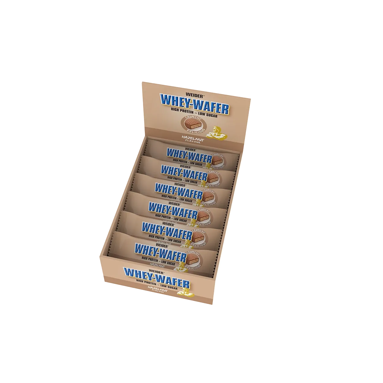 Weider Whey Wafer gaufrette protéinée boîte de 12 chocolat
