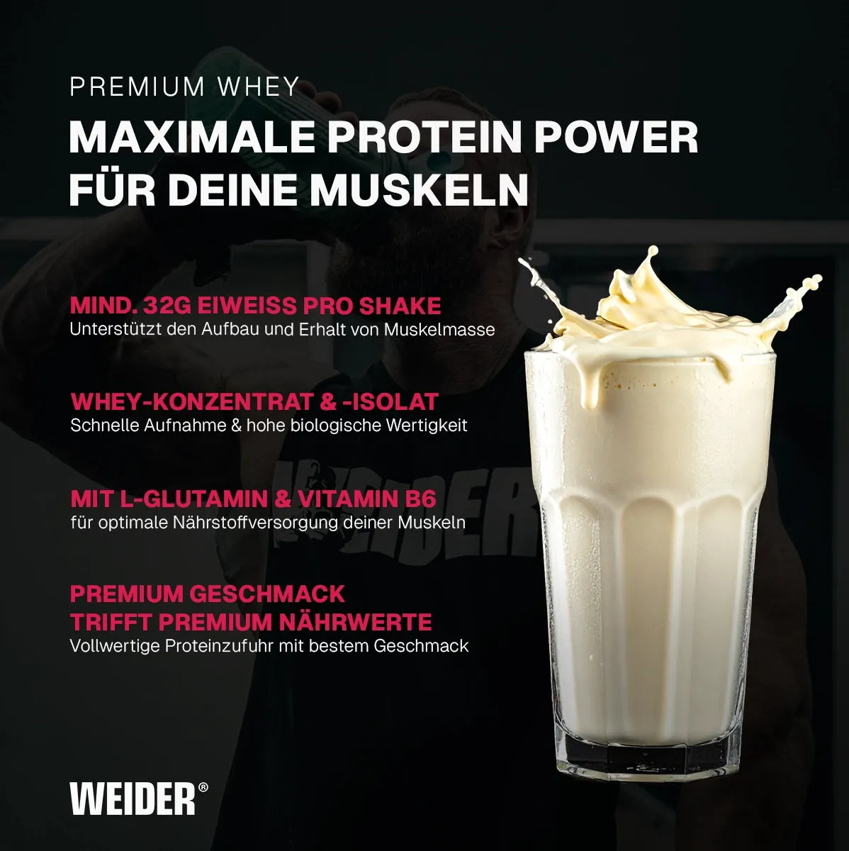 Weider Premium Whey protéine Chocolate Nougat 500 g