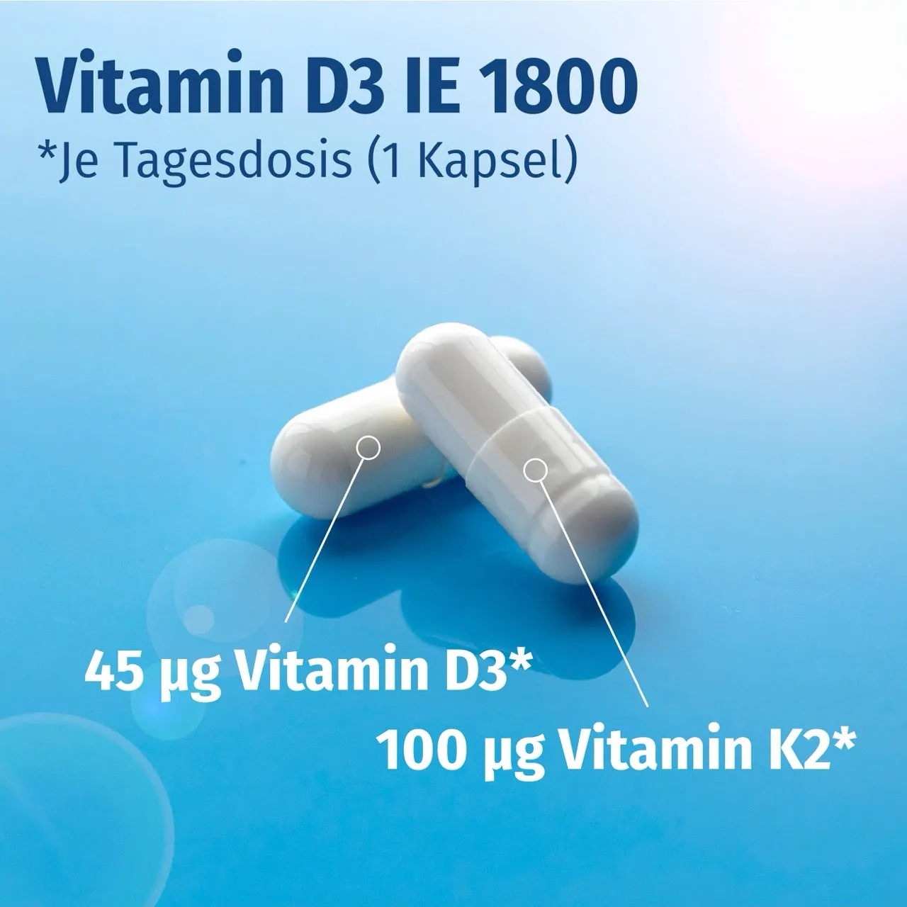 AllStars Vitamine D3 + K2 gélules 90 gélules sans gélatine
