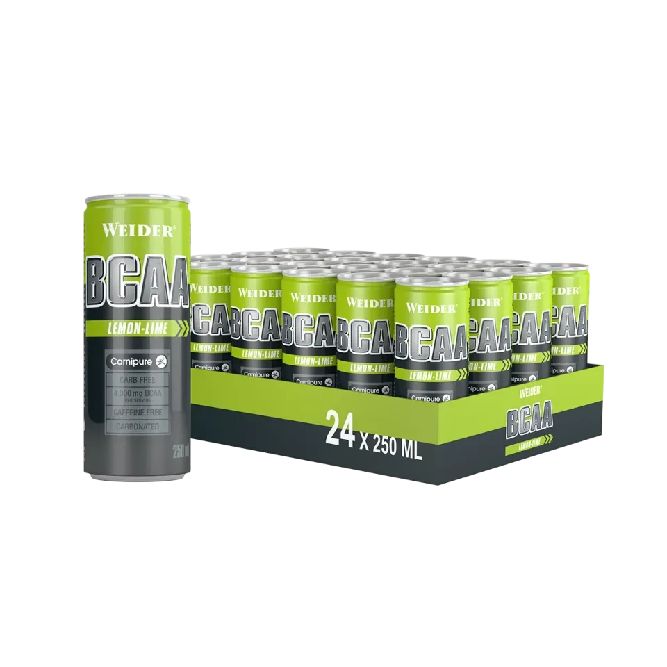 Weider BCAA RTD 24 canettes boisson gazeuse sans sucre