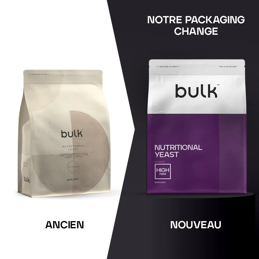 BULK Flocons de levure nutritionnelle vegan 300 g vitamine B