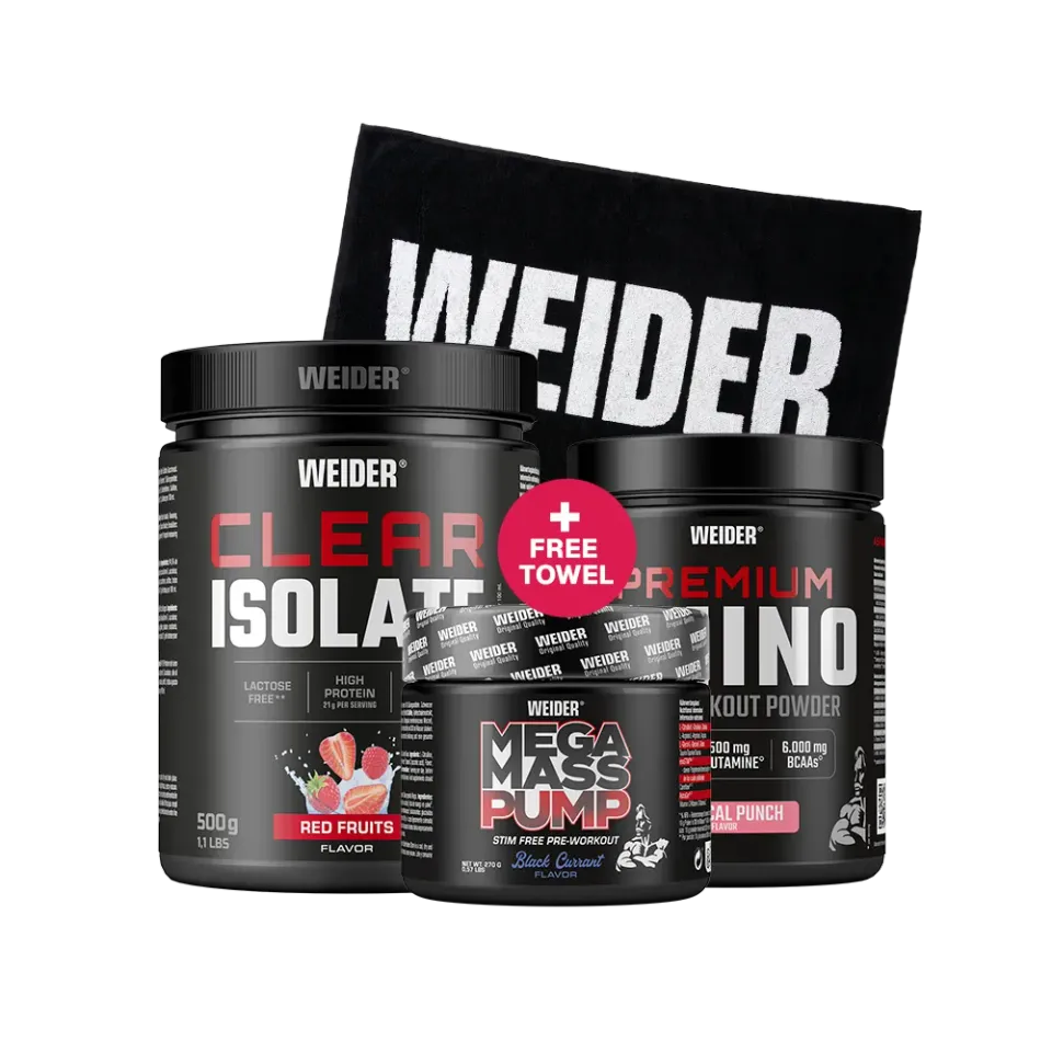 Weider Muskelaufbau Bundle pack Premium Amino et Clear Isolate