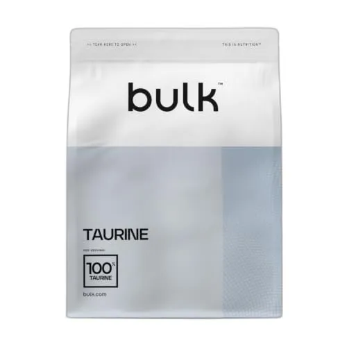 BULK Taurine pure en poudre 500 g acide aminé