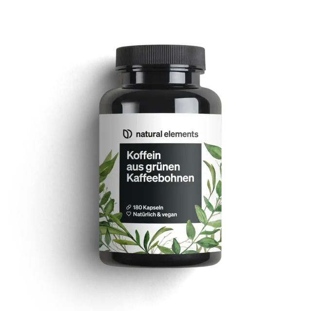 Natural Elements Caféine gélules 200 mg, 180 gélules végétales