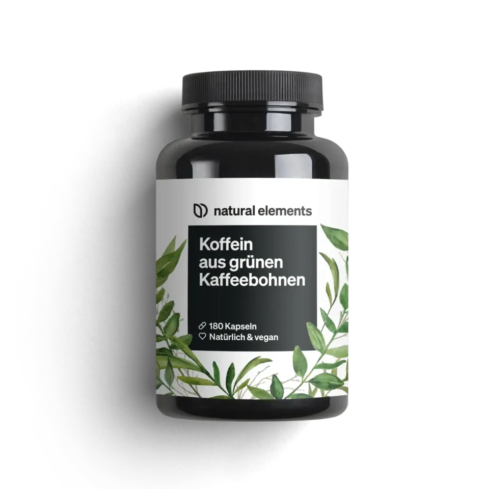 Natural Elements Caféine gélules 200 mg, 180 gélules végétales