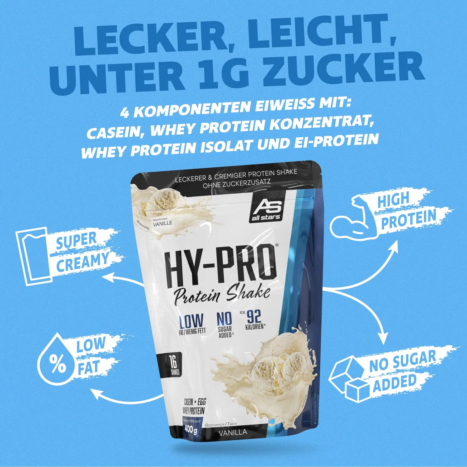 AllStars HY-PRO HY-PRO protéine en poudre 400 g